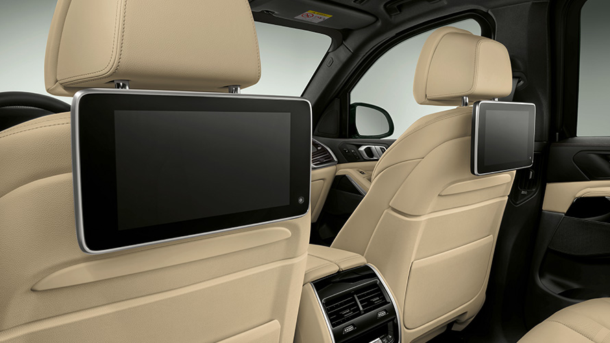 Veicoli di sicurezza BMW Optional Interni Display sedili anteriori Veicoli di sicurezza BMW Optional Interni Display sedili anteriori