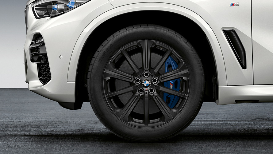 20" M raggi a stella 748 M Cerchio in lega leggera M da 20" styling a stella nº 748 M Jet Black opaco, Ruota Completa Invernale