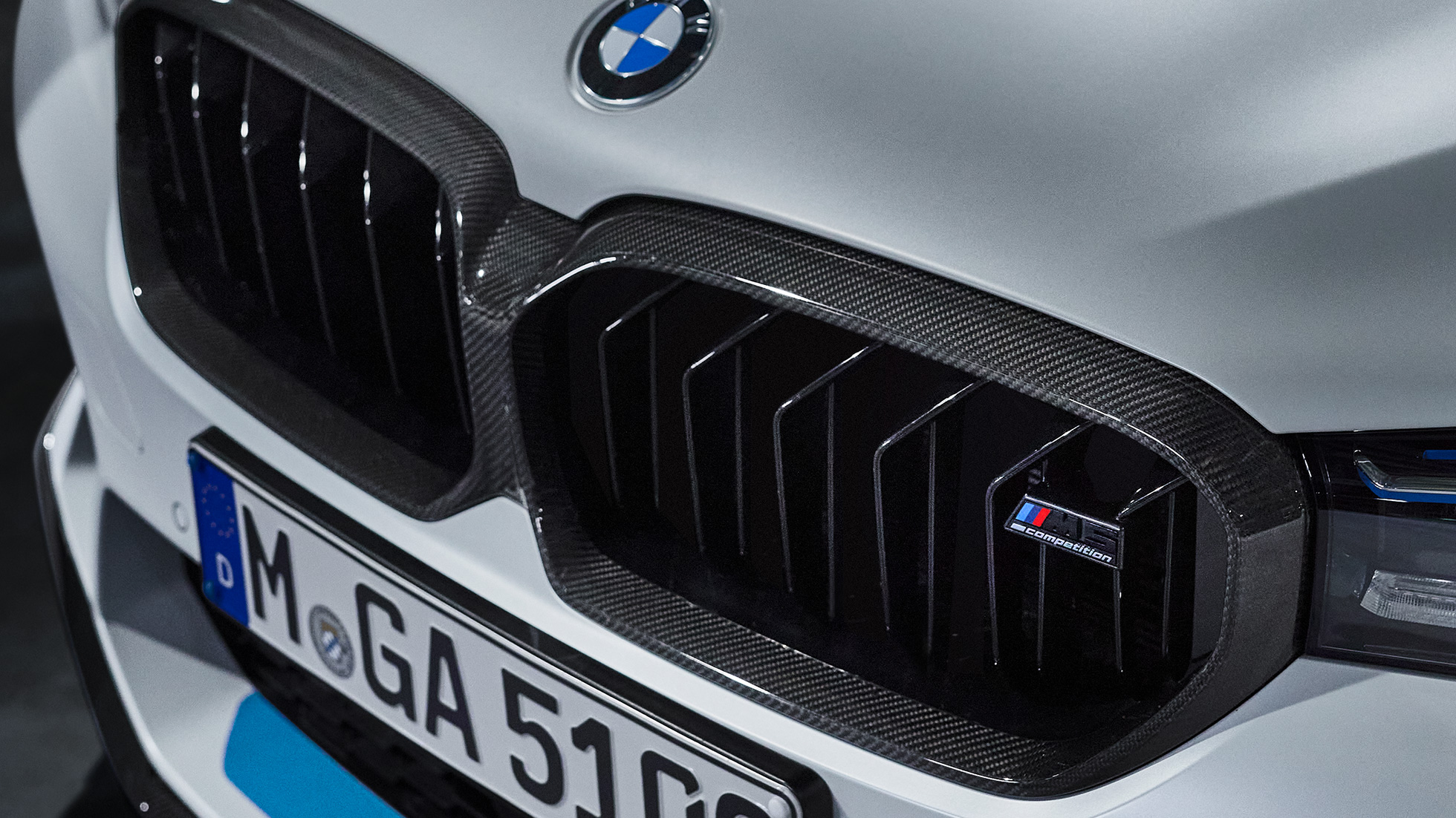 Griglia frontale M Performance in carbonio Primo piano Griglia frontale in carbonio BMW M Performance Accessori M Performance Primo piano
