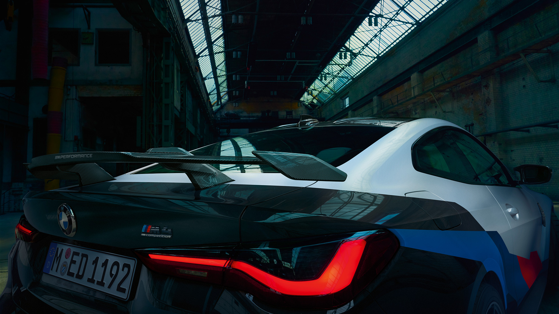 BMW M4 G82 Primo piano posteriore Accessori BMW M Performance BMW M4 G82 Primo piano posteriore