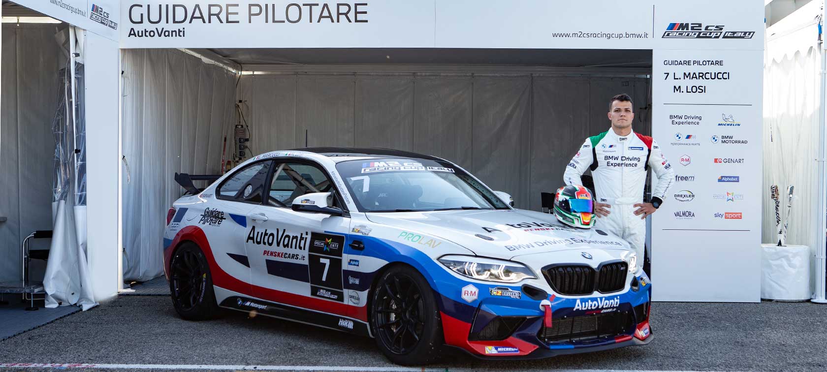 Guidare Pilotare by Autovanti. BMW M2 CS Racing Cup Italy Guidare Pilotare by Autovanti. BMW M2 CS Racing Cup Italy