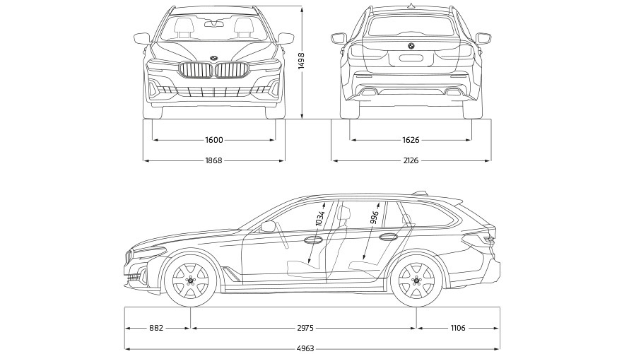 BMW Serie 5 Touring motori e dati tecnici BMW.it BMW Serie 5 Touring motori e dati tecnici BMW.it