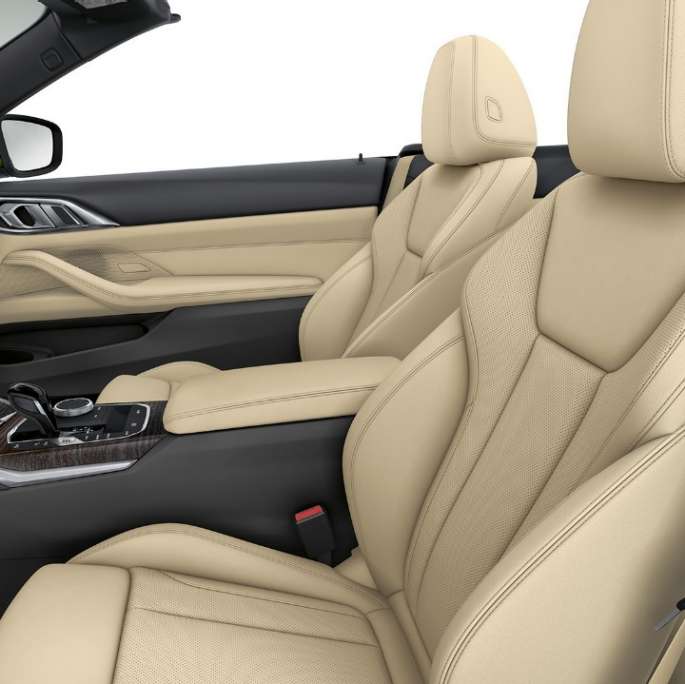 BMW Serie 4 Cabrio G23 2020 Allestimento base Interni, Sedili